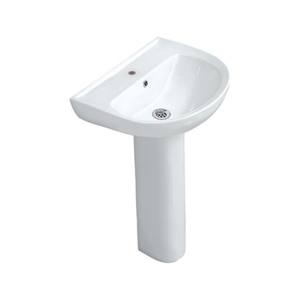 Jaquar Wall Hung Basin with full pedestal FLS 5801