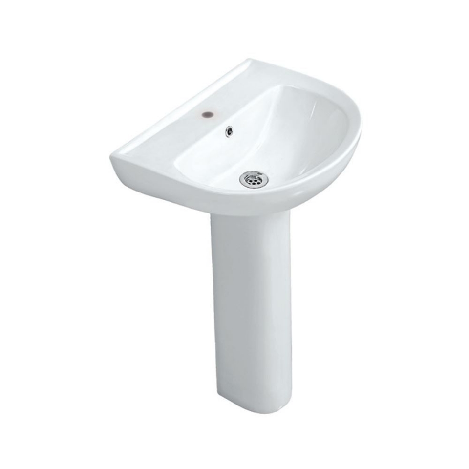 Jaquar Wall Hung Basin with full pedestal FLS 5801