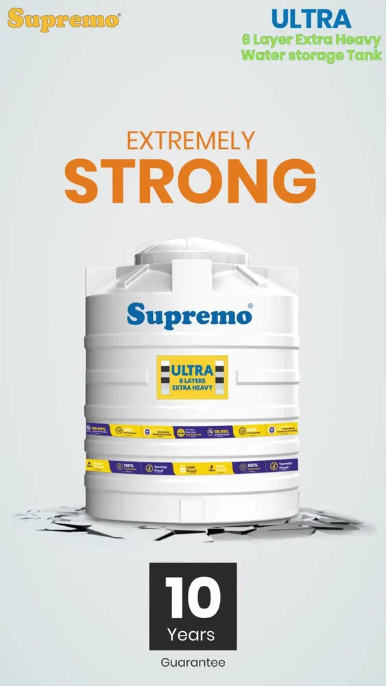 Supremo 6 Layer Gold Water Storage Tank Image 4